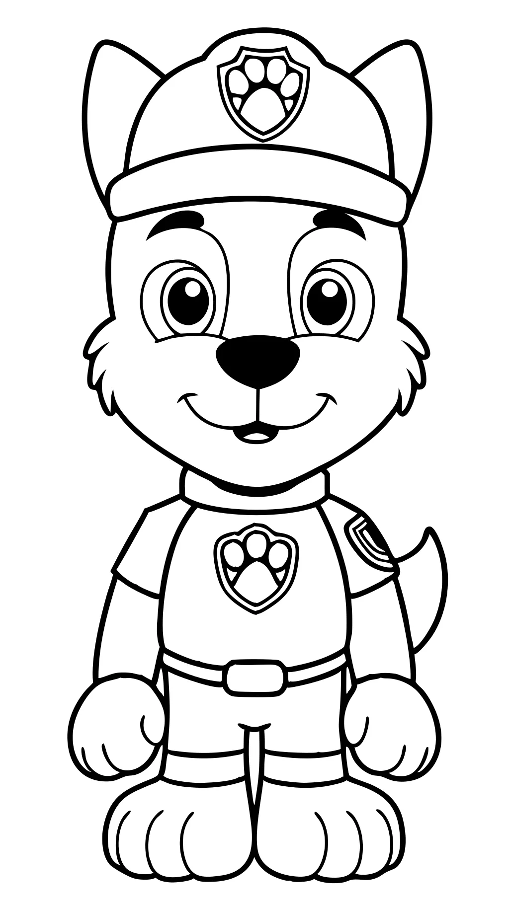 coloriage de patrouille PAW PDF